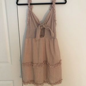 Front tie dress (never before worn)